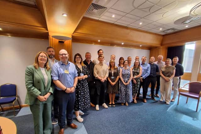 Representatives from OnPath Energy, South Lanarkshire Council, Biggar Economics, 3R Energy and other local renewable developers