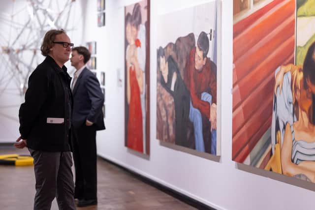 Installation view of work by Caulder Mackay in the Duncan of Jordanstone Degree Show PIC: DJCAD