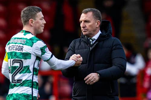Celtic manager Brendan Rodgers says captain Callum McGregor is back to his best ahead of facing Rangers this weekend. (Photo by Craig Foy / SNS Group)