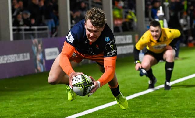 Darcy Graham was in try-scoring form for Edinburgh before sustaining his injury. (Photo by Paul Devlin / SNS Group)