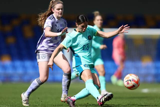 Scotland match winner Nicola Docherty was full of praise for Scotland debutant Emma Watson (Photo by Tom Dulat/Getty Images)