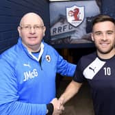 Lewis Vaughan credits former Raith Rovers boss John McGlynn as the man who saved his career. Credit- Fife Photo Agency