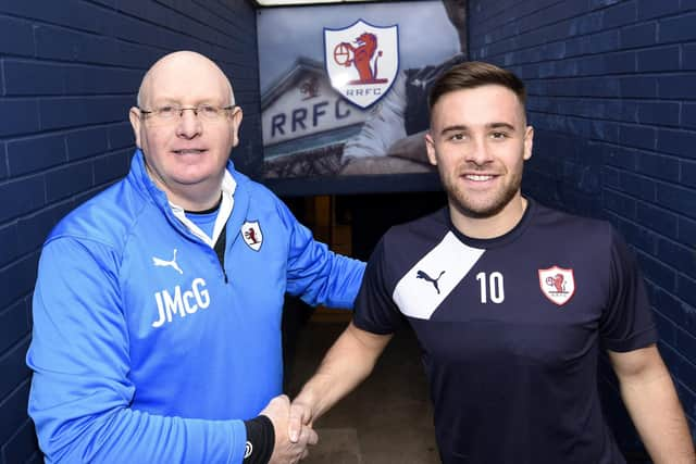 Lewis Vaughan credits former Raith Rovers boss John McGlynn as the man who saved his career. Credit- Fife Photo Agency