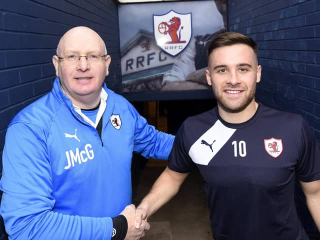Lewis Vaughan credits former Raith Rovers boss John McGlynn as the man who saved his career. Credit- Fife Photo Agency