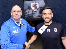 Lewis Vaughan credits former Raith Rovers boss John McGlynn as the man who saved his career. Credit- Fife Photo Agency