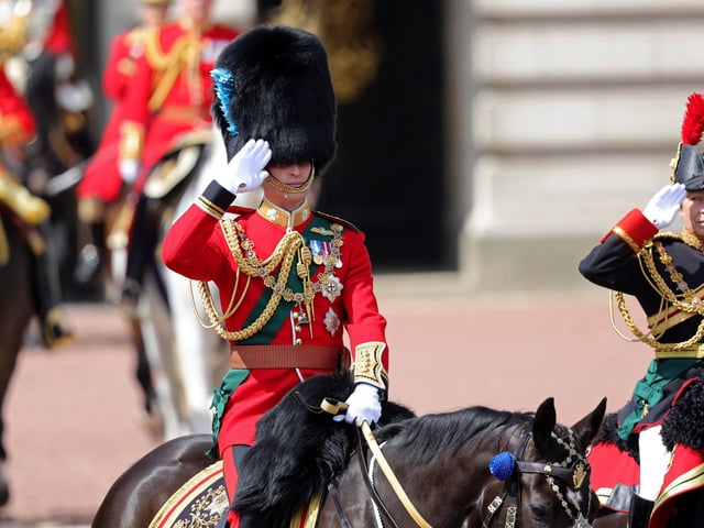 The Duke of Cambridge and the Princess Royal.