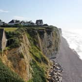 Sea level rise is causing increased coastal erosion in places like Quiberville, north-western France (Picture: Damien Meyer/AFP via Getty Images)