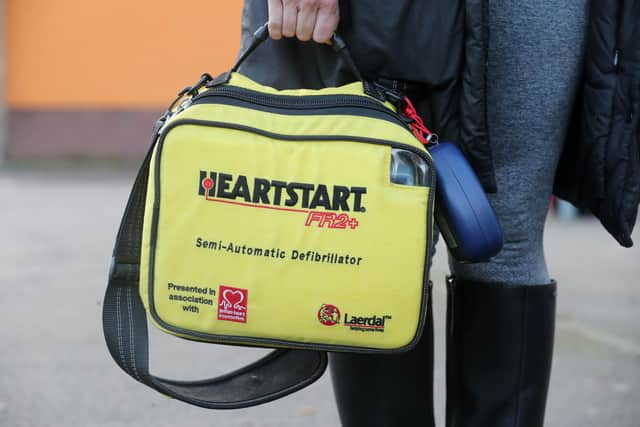 A defibrillator can mean the difference between life and death for someone suffering cardiac arrest