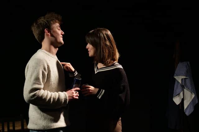 Theo Joly as Luke and Marianne Nossair as Jess in Bucket List