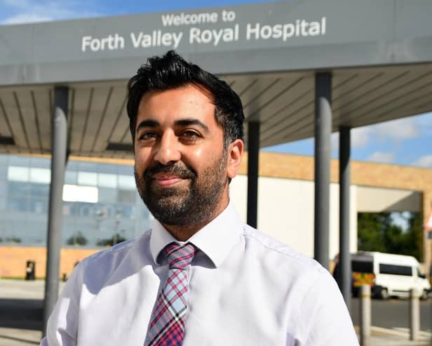 Health secretary Humza Yousaf gave an update on  Forth Valley Royal Hospital in parliament this week. Picture: Michael Gillen