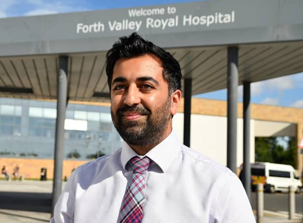 Health secretary Humza Yousaf gave an update on  Forth Valley Royal Hospital in parliament this week. Picture: Michael Gillen