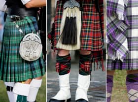 Tartan is a symbol of Scotland that is regularly seen on Highland dancers, the King's Guard, bagpipe players and Scottish grooms at weddings.