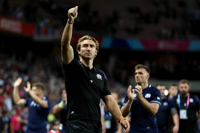 Jamie Ritchie is poised to win his 50th Scotland cap after being selected to start against the USA on Friday. (Photo by Cameron Spencer/Getty Images)