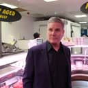 Labour leader Sir Keir Starmer during a visit to Rutherglen. Picture: Robert Perry/PA Wire