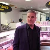 Labour leader Sir Keir Starmer during a visit to Rutherglen. Picture: Robert Perry/PA Wire