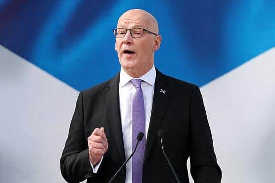 John Swinney insists he has done the right thing in accusing Israel of 'genocide' despite fears it could risk the safety of Jews in Scotland (Picture: Jeff J Mitchell/Getty Images)
