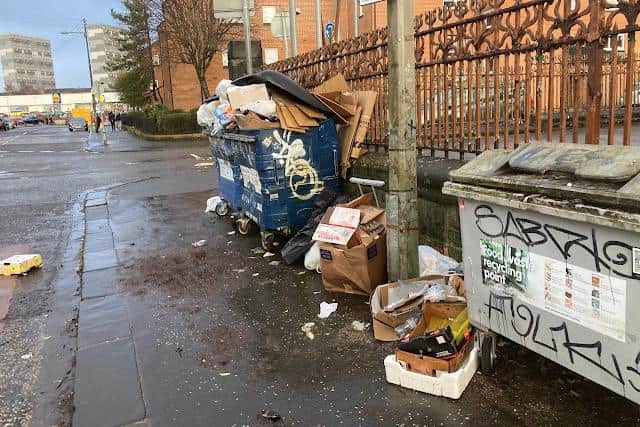 This picture was taken recently in Napiershall Street in the Kelvinside area of Glasgow. Picture: Mark Irvine