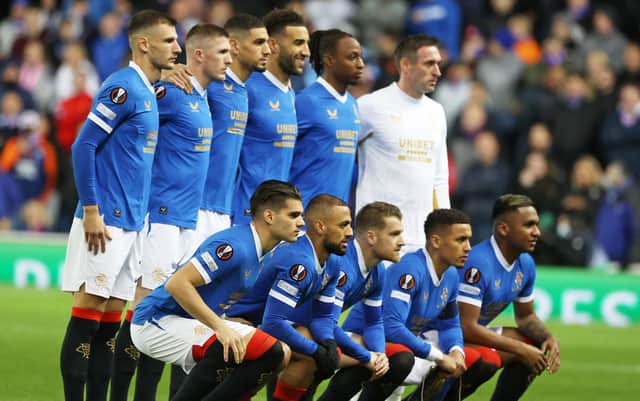 This was the Rangers team that faced Brondby last time out.
