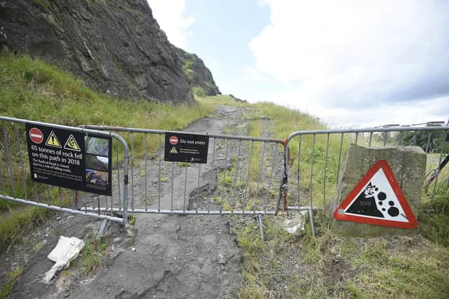 Other suggestions to help reopen the route include avalanche-style shelters or covering the rock face with wire mesh. Picture: Greg Macvean Photography.