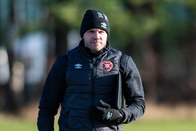 Hearts manager Robbie Neilson. (Photo by Mark Scates / SNS Group)
