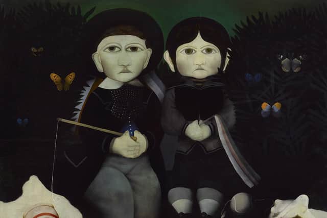 'Two children,' created for the Patrick at Portal exhibition by John Bryne in 1968.