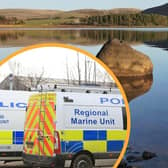 Police Scotland's Dive and Marine Unit have been at the scene after officers confirmed that a recovery operation is underway following reports of concerns for a man in the water at Threipmuir Reservoir.