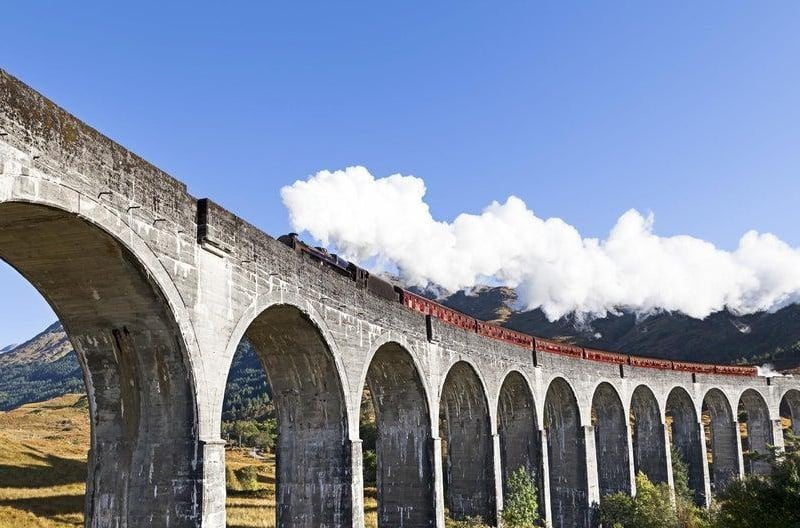 The much-loved Jacobite Steam Train had some of its carriages used in the Harry Potter films and has became a 'must-do' on the list of many fans of the films.