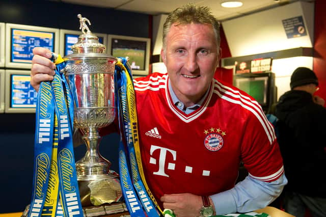 Still a fan: Alan McInally loved his time at Bayern Munich whom he helped win the Bundesliga in 1990.
