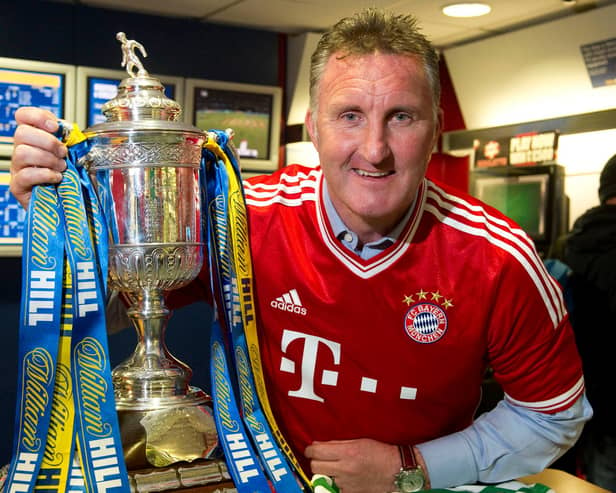 Still a fan: Alan McInally loved his time at Bayern Munich whom he helped win the Bundesliga in 1990.