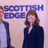 Creative UK Investment Director Tim Evans and Scottish EDGE CEO Evelyn McDonald.