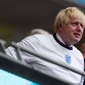 Prime Minister Boris Johnson during the UEFA Euro 2020 Final at Wembley Stadium, London.