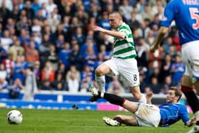 Kevin Thoms in action for Rangers against Celtic. Picture: SNS