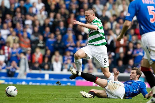 Kevin Thoms in action for Rangers against Celtic. Picture: SNS
