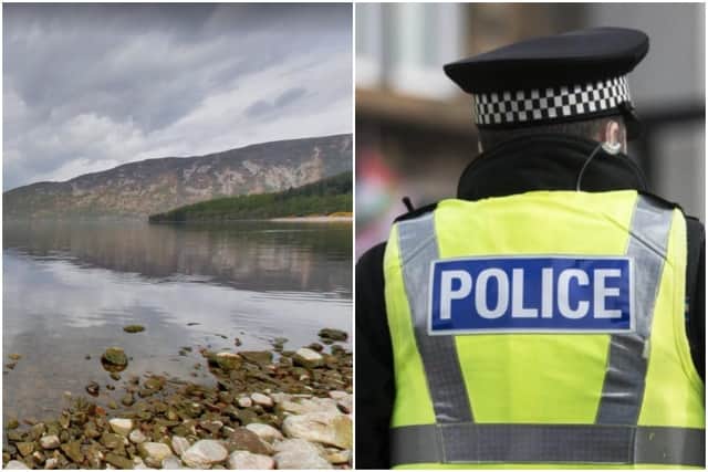 A body was recovered following a house fire in Dores, near Loch Ness.