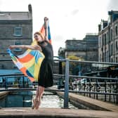 Dancer Marge Hendrick helped launch the Edinburgh International Festival programme in Leith. Picture: Mihaela Bodlovic