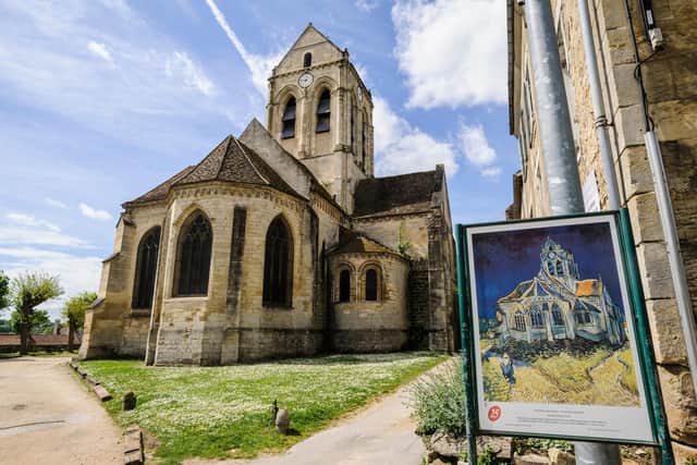 The church of Auvers-sur-Oise. Pic: Chynna Jones/PA