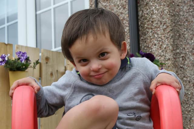 Three-year-old Benjamin has a chromosome disorder so rare the only other recorded case is his big sister Lily, five.