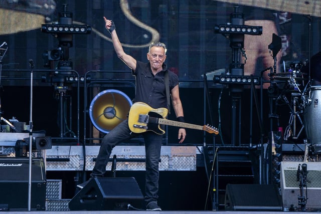 Springsteen was the latest big name star to play Murrayfield this year - following in the footsteps of Beyonce and Harry Styles.