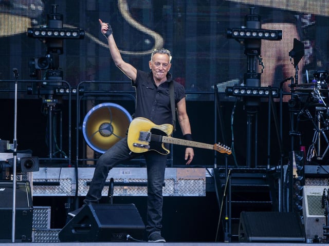 Springsteen was the latest big name star to play Murrayfield this year - following in the footsteps of Beyonce and Harry Styles.