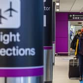 The reintroduction of pre-departure tests was announced around 6pm on Saturday. Picture: Lisa Ferguson
