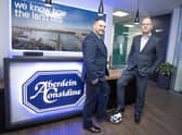 From left: agent Darren Walker and employment law boss Robert Holland at Aberdein Considine's offices on Multrees Walk in Edinburgh. Picture: David Johnstone Photography.
