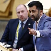 Humza Yousaf, seen at First Minister's Questions, has appointed a minister for independence (Picture: Jeff J Mitchell/Getty Images)
