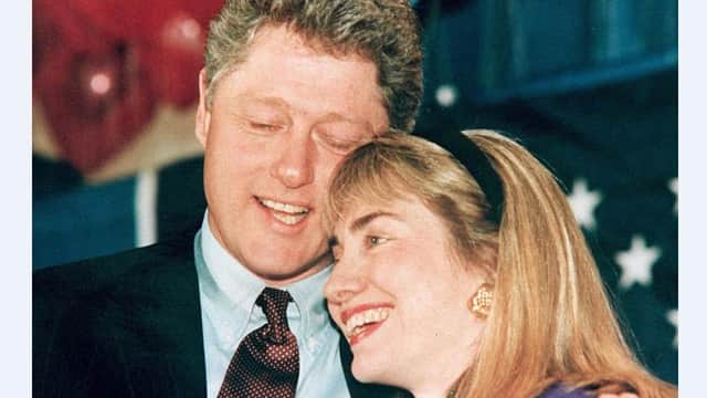 Hillary Clinton with her husband Bill in 1992 when he was Governor of Arkansas PIC: AFP/Getty Images