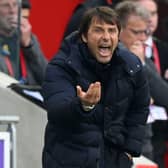 Tottenham Hotspur's Italian head coach Antonio Conte has been linked with a move to PSG in speculation, but plans are already underway for the club's summer pre-season games. (Photo by DANIEL LEAL/AFP via Getty Images)