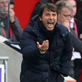 Tottenham Hotspur's Italian head coach Antonio Conte has been linked with a move to PSG in speculation, but plans are already underway for the club's summer pre-season games. (Photo by DANIEL LEAL/AFP via Getty Images)