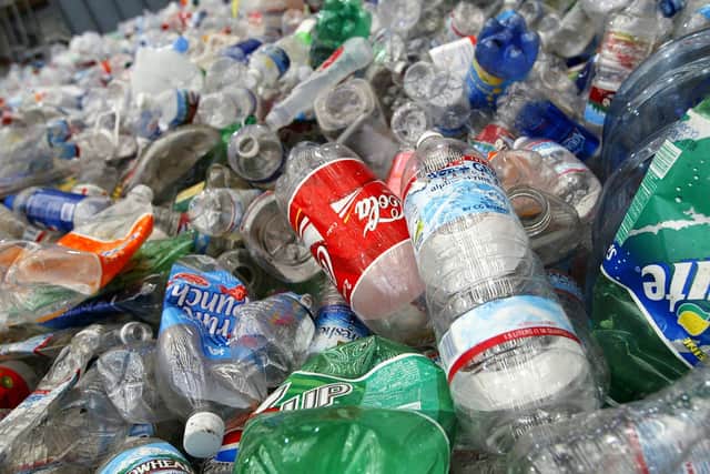 Plastic bottles are a major source of litter in Scotland (Picture: Justin Sullivan/Getty Images)