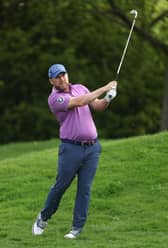 Richie Ramsay plays his second shot on the 11th hole during the first round of the Betfred British Masters hosted by Danny Willett at The Belfry. Picture: Richard Heathcote/Getty Images.