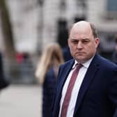 Defence secretary Ben Wallace leaves the Cabinet Office in Whitehall. Picture: PA
