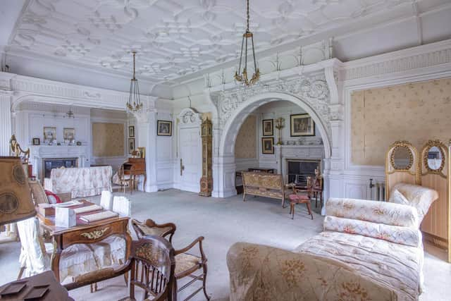 One of the bedrooms at the castle, which - along with its contents - was gifted to the nation in 1957. PIC: SWNS.