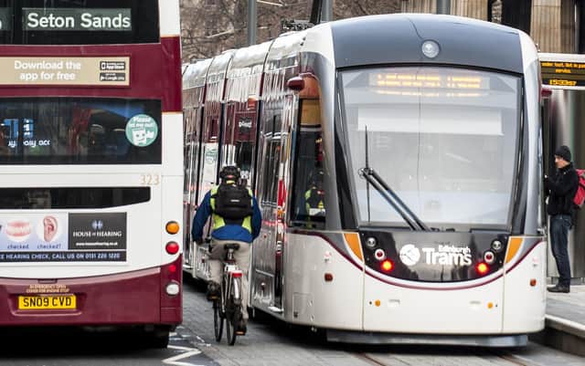 The tram line linking Edinburgh Airport with the city centre was beset by delays and budget over-runs (Picture: Ian Georgeson)